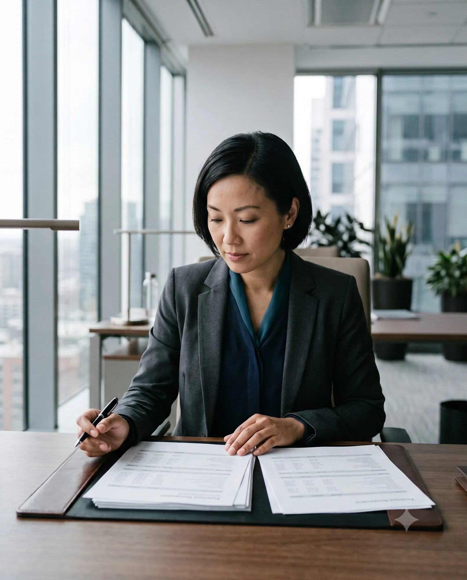 Certified financial translation