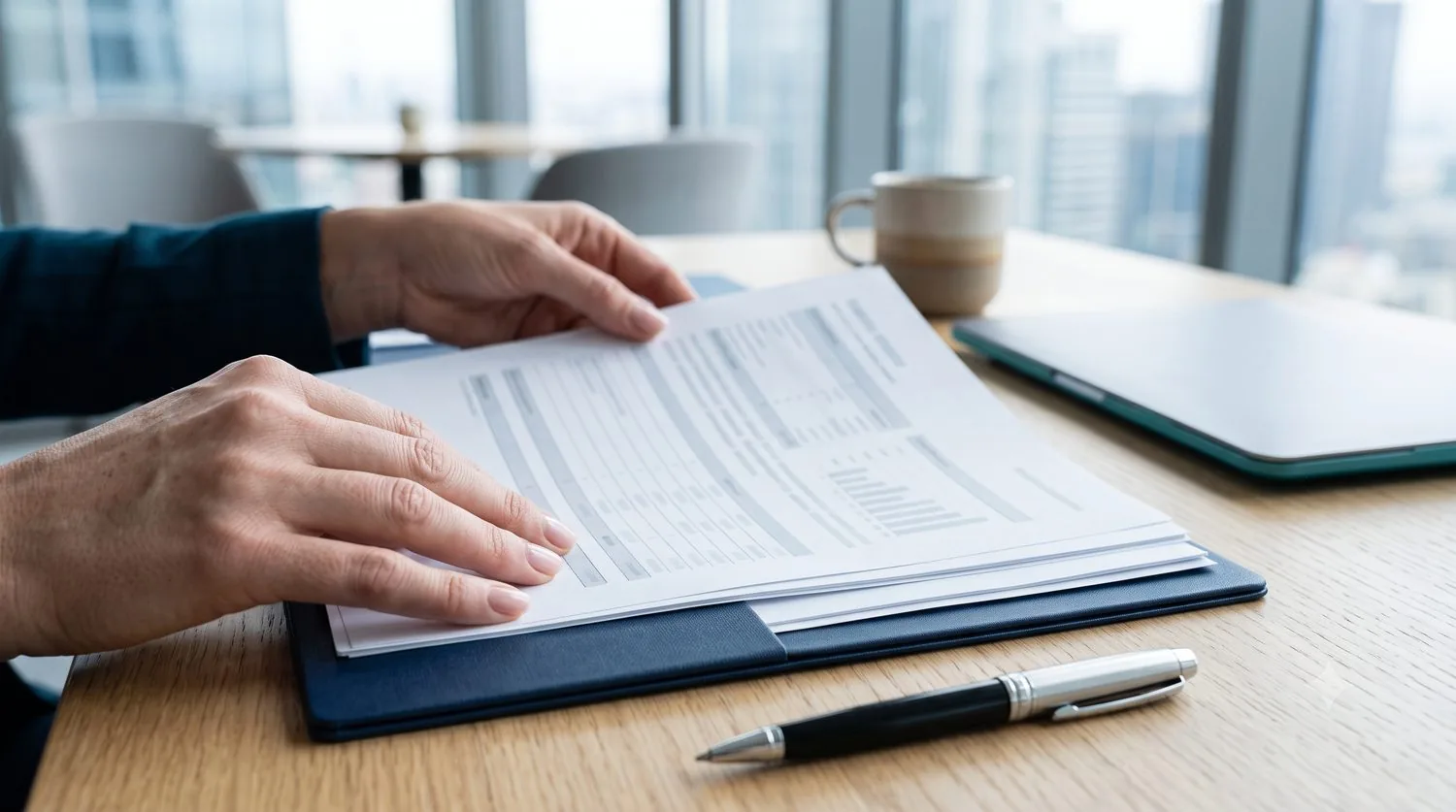 Certified financial translation