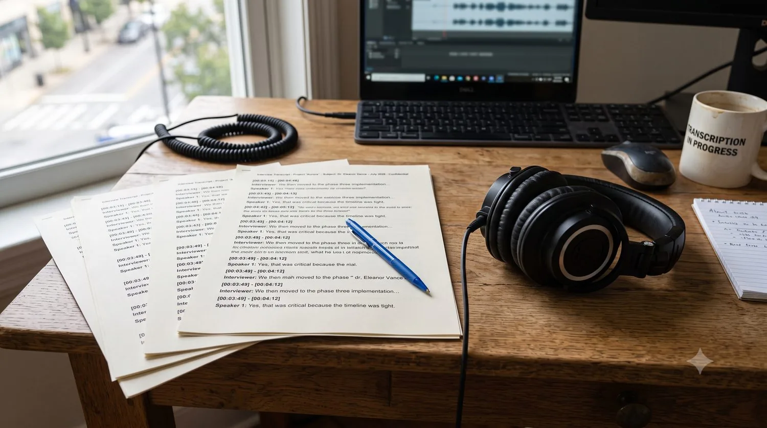 Certified and legal transcription