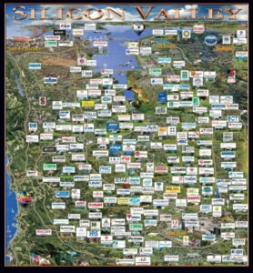 silicon valley map