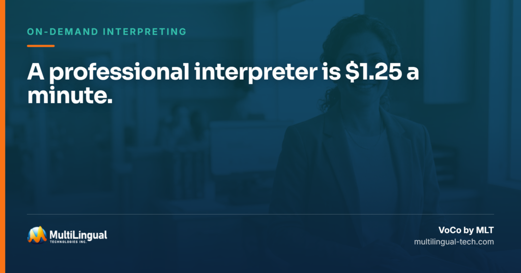 What an Interpreter Costs When You Are Not a Company